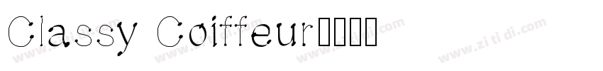 Classy Coiffeur字体转换